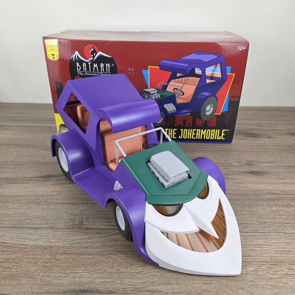 McFarlane DC Direct Jokermobile Batman Animated Series Gold Label Clean